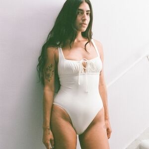 Galamaar Chemise One Piece in Crema size M NWT